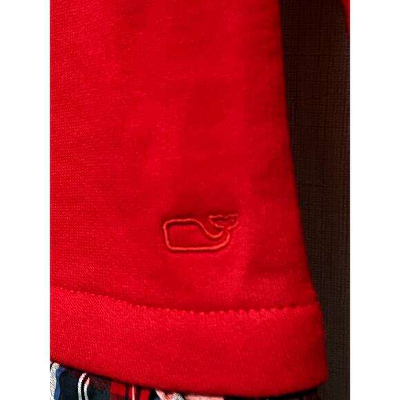 Vineyard Vines Girls Tiered Skirt Velvet Red Knit Dress Size 4T New with Tags - Picture 2 of 6